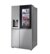 Alt View Zoom 2. LG - 23 Cu. Ft. Side-by-Side Counter-Depth Smart Refrigerator with Craft Ice - Stainless steel.