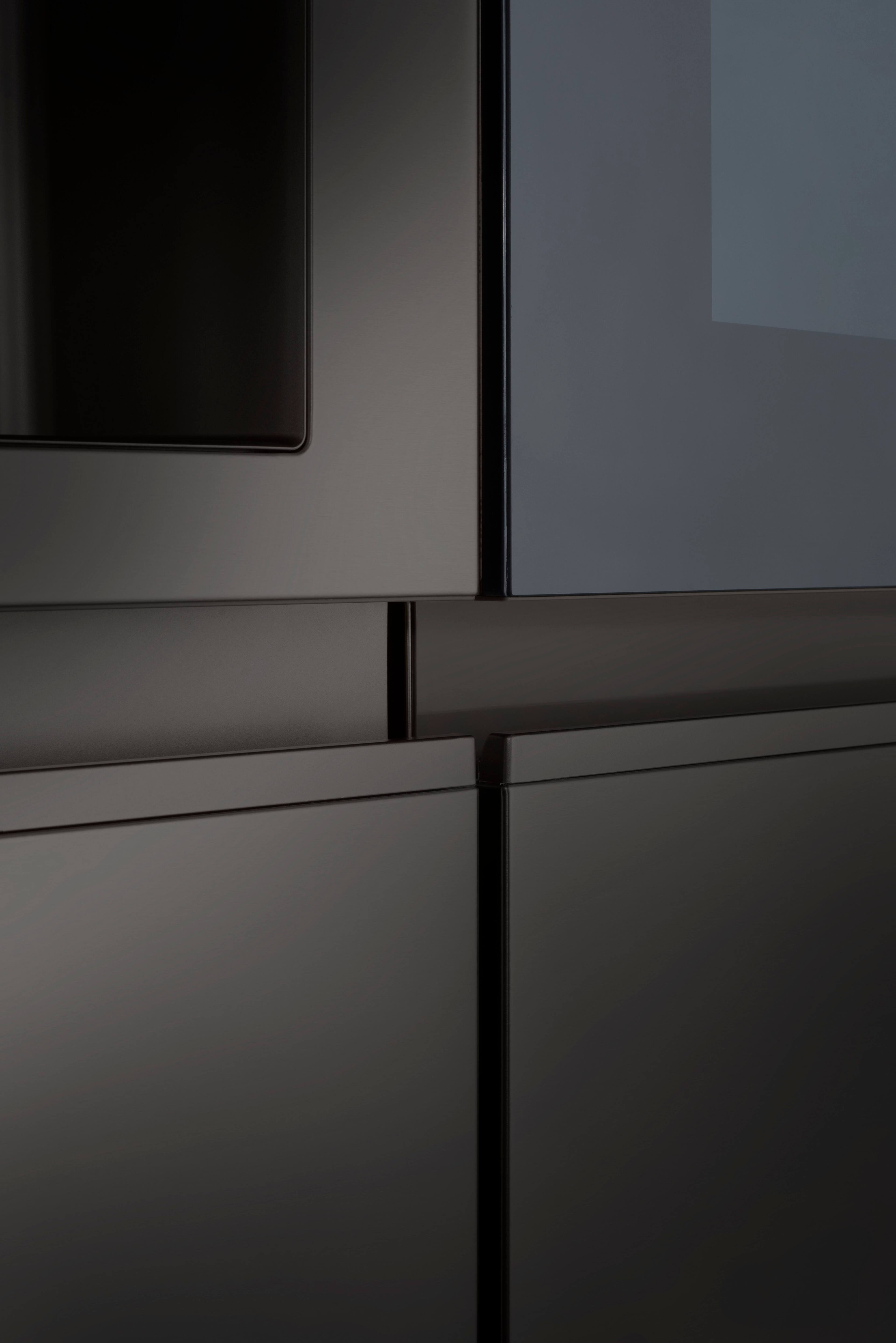 Alt View 14. LG - 27 Cu. Ft. Side-by-Side Smart Refrigerator with Craft Ice - PrintProof Black Stainless Steel.