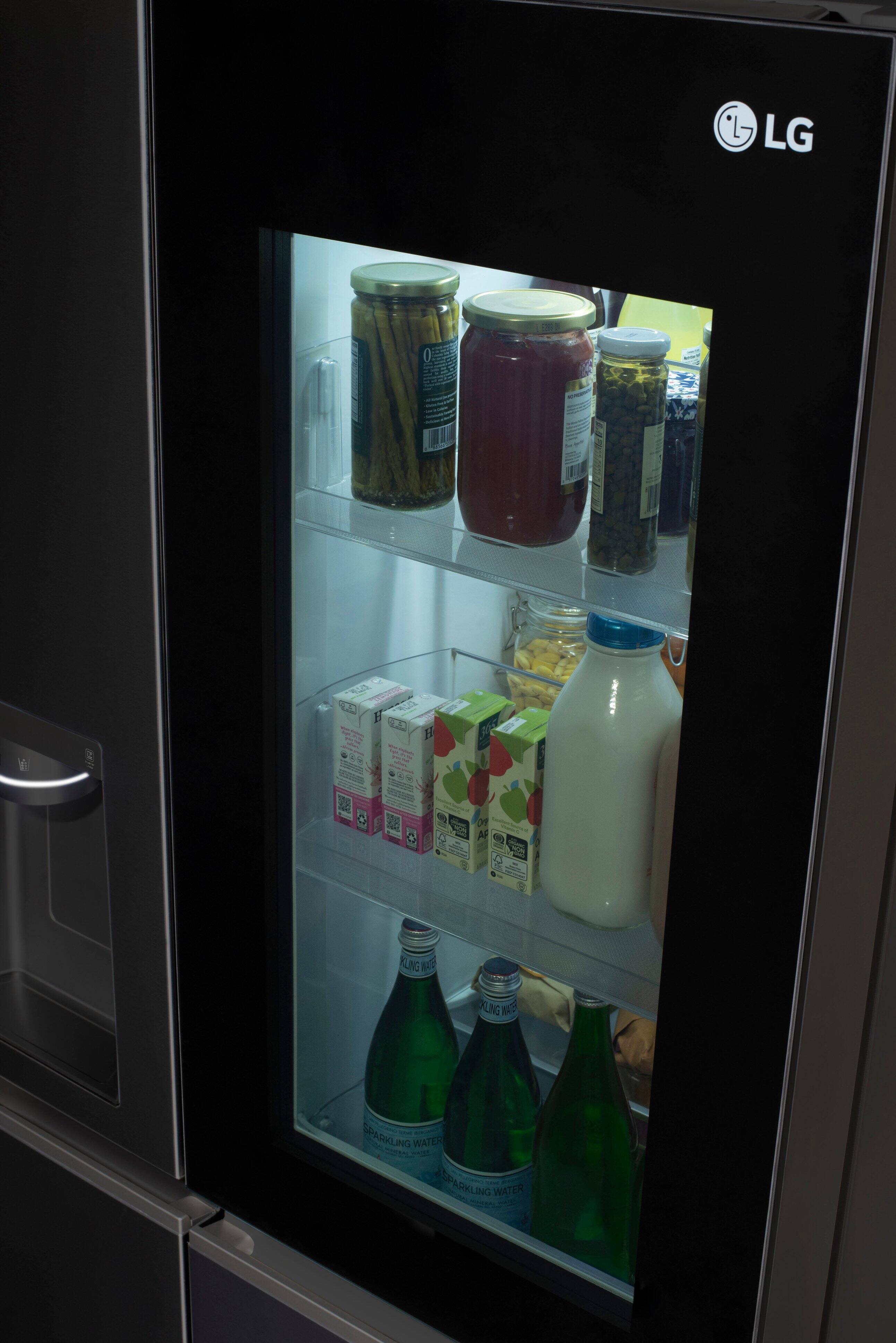 Alt View 16. LG - 27 Cu. Ft. Side-by-Side Smart Refrigerator with Craft Ice - PrintProof Black Stainless Steel.