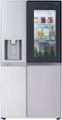 Front Zoom. LG - 27 Cu. Ft. Side-by-Side Smart Refrigerator with Craft Ice - Stainless steel.