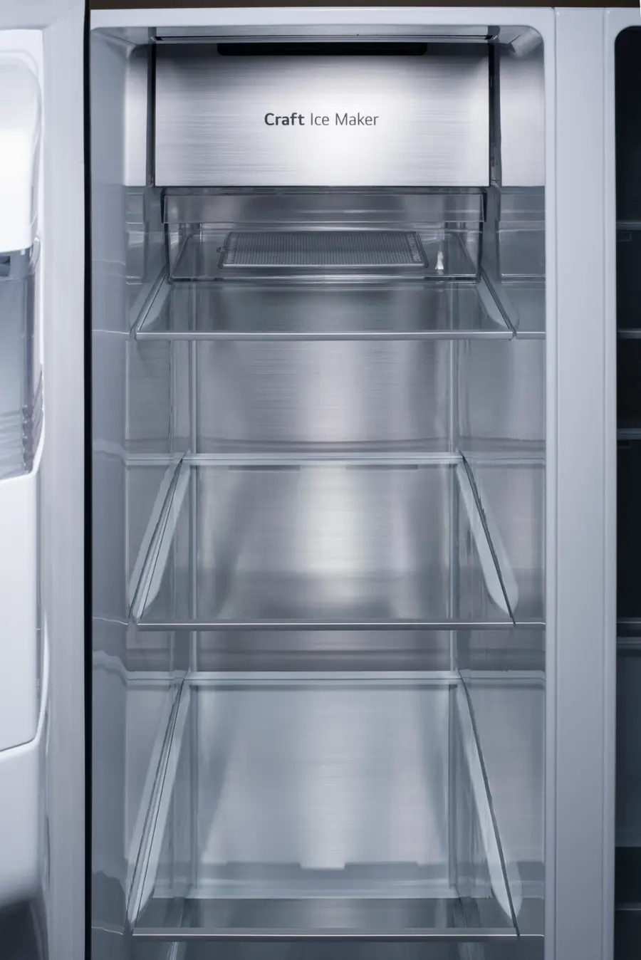 Alt View 16. LG - 27 Cu. Ft. Side-by-Side Smart Refrigerator with Craft Ice - PrintProof Stainless Steel.