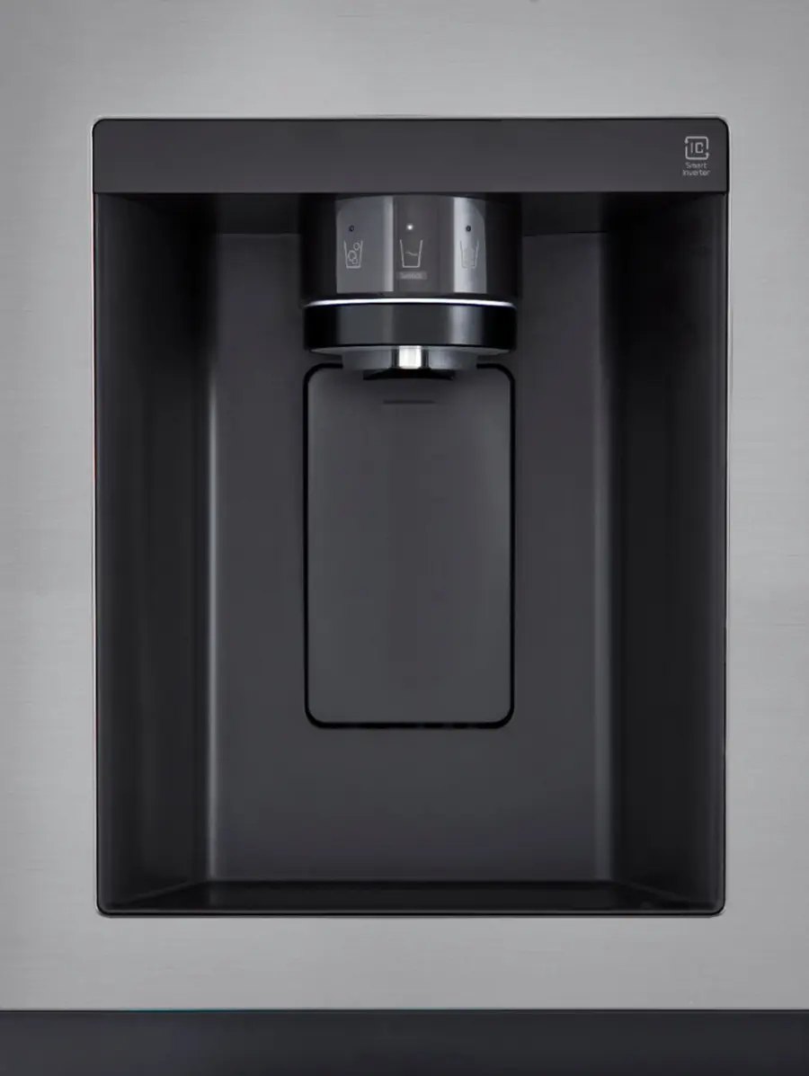 Alt View 13. LG - 27.2 Cu. Ft. Side-by-Side Refrigerator with SpacePlus Ice - PrintProof Stainless Steel.