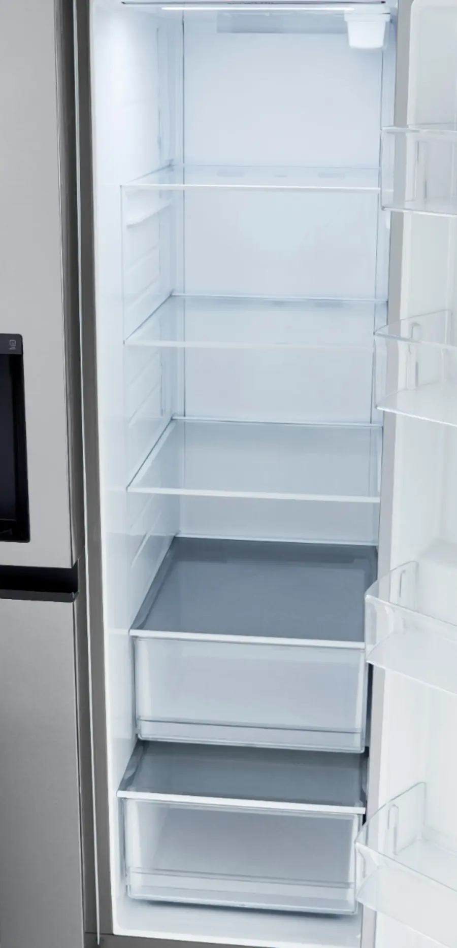Alt View 15. LG - 27.2 Cu. Ft. Side-by-Side Refrigerator with SpacePlus Ice - PrintProof Stainless Steel.