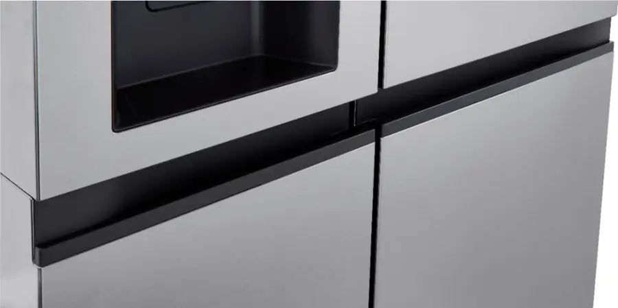 Alt View 18. LG - 27.2 Cu. Ft. Side-by-Side Refrigerator with SpacePlus Ice - PrintProof Stainless Steel.