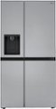 Front Zoom. LG - 27.2 cu ft Side by Side Refrigerator with SpacePlus Ice - Stainless steel.