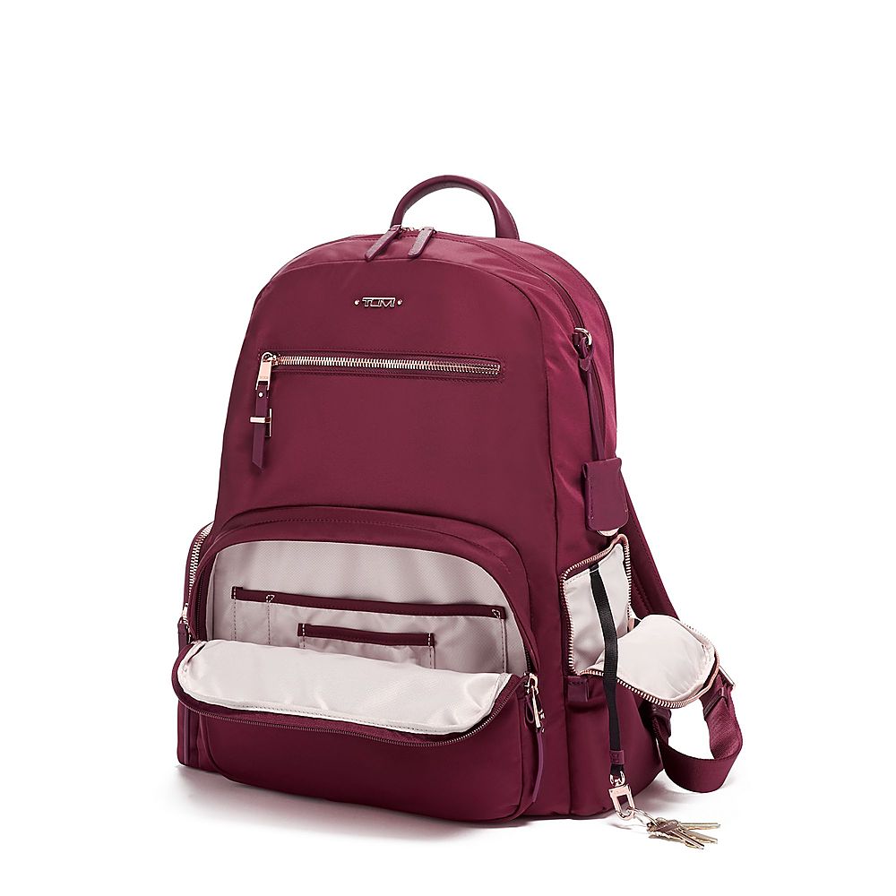 Best Buy: TUMI Voyageur Carson Backpack Berry 109963-1944