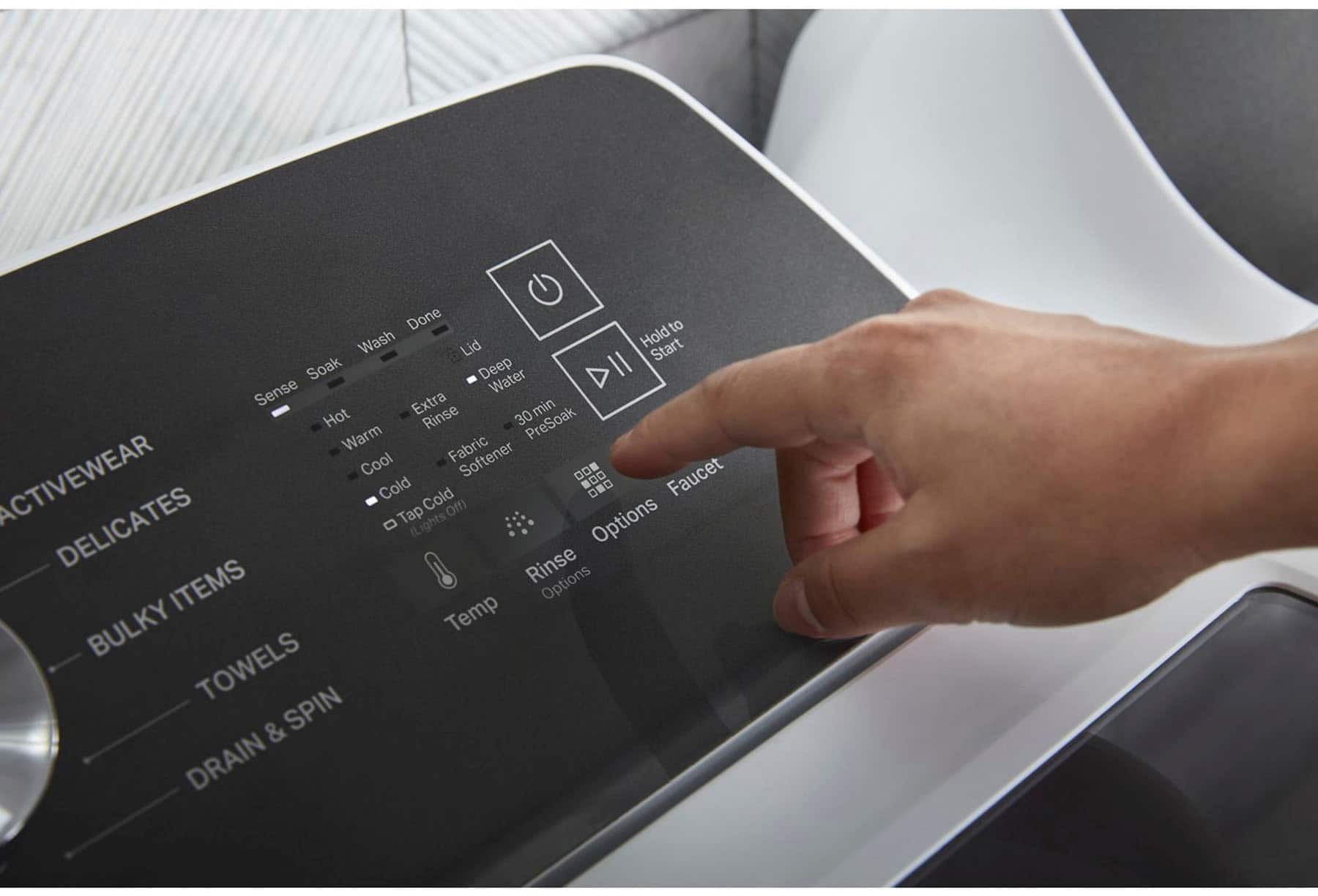 Alt View 17. Whirlpool - 4.7-4.8 Cu. Ft. Top Load Washer with 2 in 1 Removable Agitator - White.