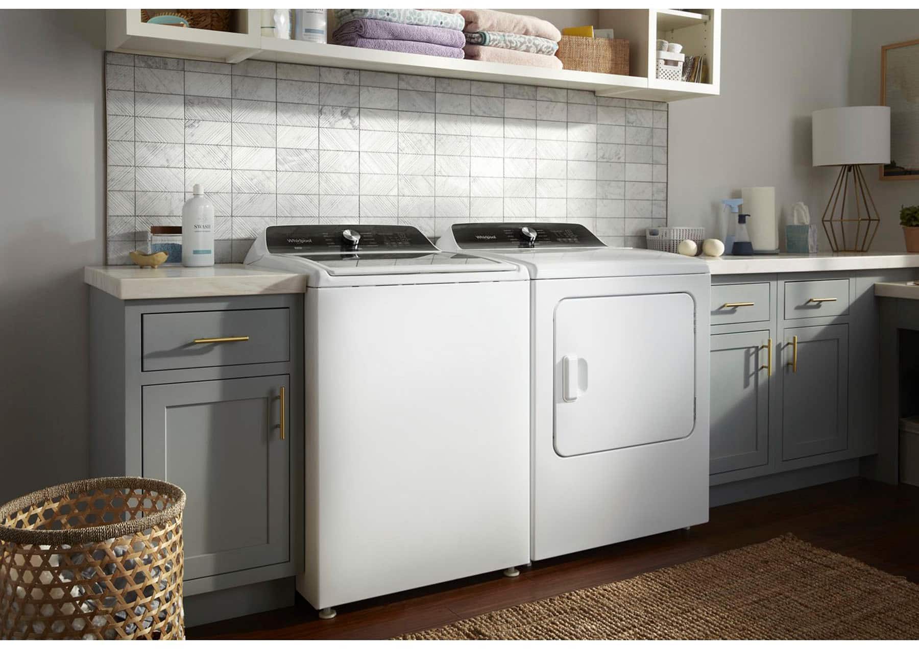 Alt View 21. Whirlpool - 4.7-4.8 Cu. Ft. Top Load Washer with 2 in 1 Removable Agitator - White.