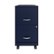 Front Zoom. Space Solutions - 18" 2 Drawer Mobile Smart Vertical File Cabinet - Navy.