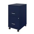 Alt View Zoom 12. Space Solutions - 18" 2 Drawer Mobile Smart Vertical File Cabinet - Navy.
