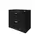 Alt View 12. Space Solutions - Home Office Style Lateral File Cabinet, 30 in. Wide, 2 Drawer - Black.