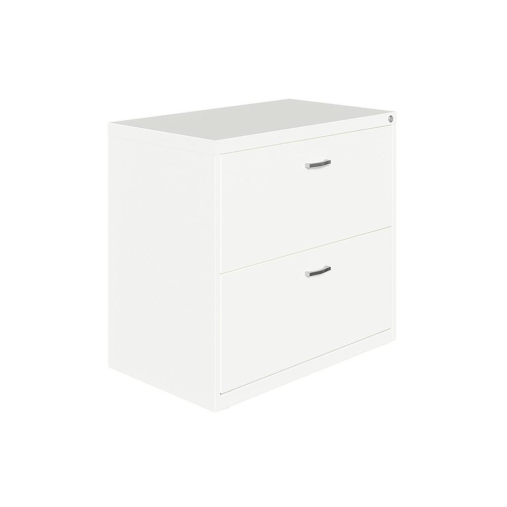 Alt View 11. Space Solutions - Home Office Style Lateral File Cabinet, 30 in. Wide, 2 Drawer - White.