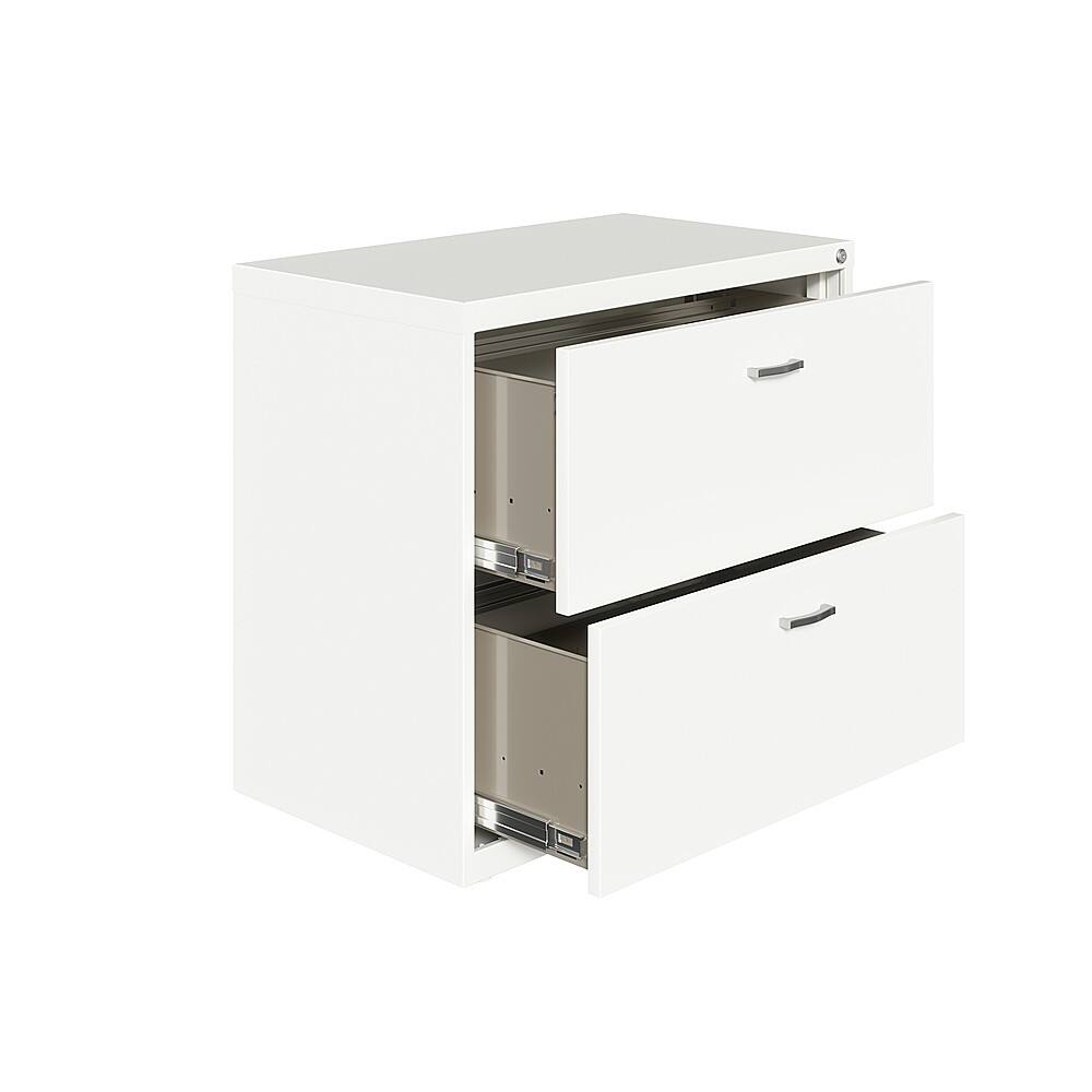 Alt View 13. Space Solutions - Home Office Style Lateral File Cabinet, 30 in. Wide, 2 Drawer - White.