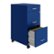 Alt View Zoom 13. Space Solutions - 18" Deep 3 Drawer Mobile Metal File Cabinet with Pencil Drawer - Classic Blue.