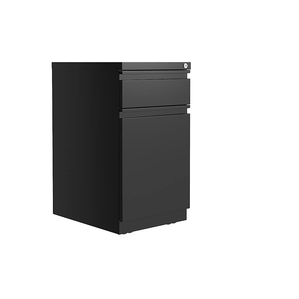 Alt View 11. Hirsh - 20-inch Deep Mobile Pedestal File 2-Drawer Box-Backpack with Full Width Pull - Black.