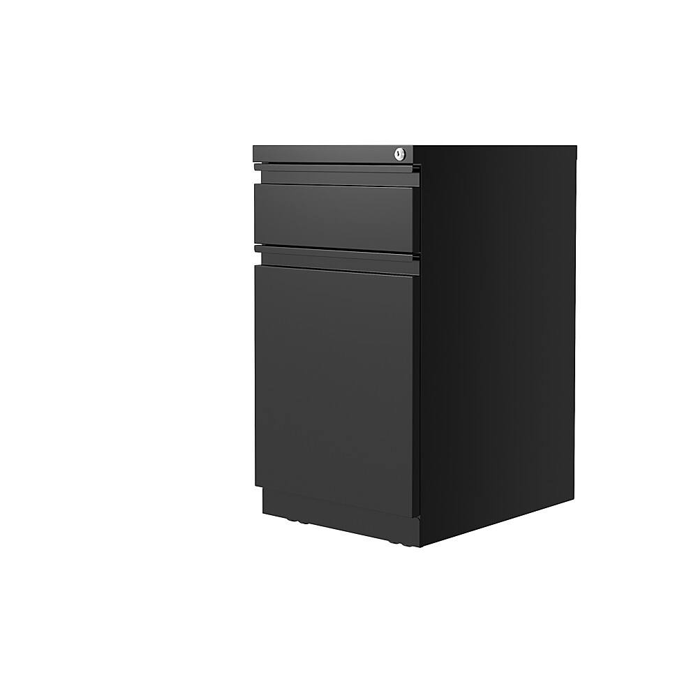 Alt View 12. Hirsh - 20-inch Deep Mobile Pedestal File 2-Drawer Box-Backpack with Full Width Pull - Black.