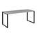 Angle. Hirsh - 60"x24" Open Desk for Commercial Office or Home Office - Black / Gray Elm.