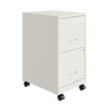 Alt View Zoom 11. Space Solutions - 18" 2 Drawer Mobile Smart Vertical File Cabinet - Pearl White.