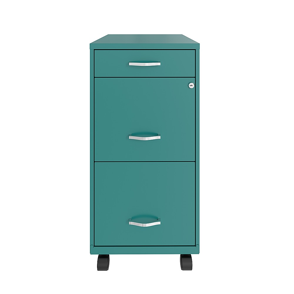 Space Solutions 18 Deep 3 Drawer, Three Drawer Filing Cabinet On Wheels