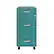 Front. Space Solutions - 18" Deep 3 Drawer Mobile Metal File Cabinet with Pencil Drawer - Teal.