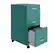 Alt View 13. Space Solutions - 18" Deep 3 Drawer Mobile Metal File Cabinet with Pencil Drawer - Teal.