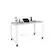 Left. Hirsh - Ready-to-assemble 48-inch Wide Mobile Metal Desk - White.