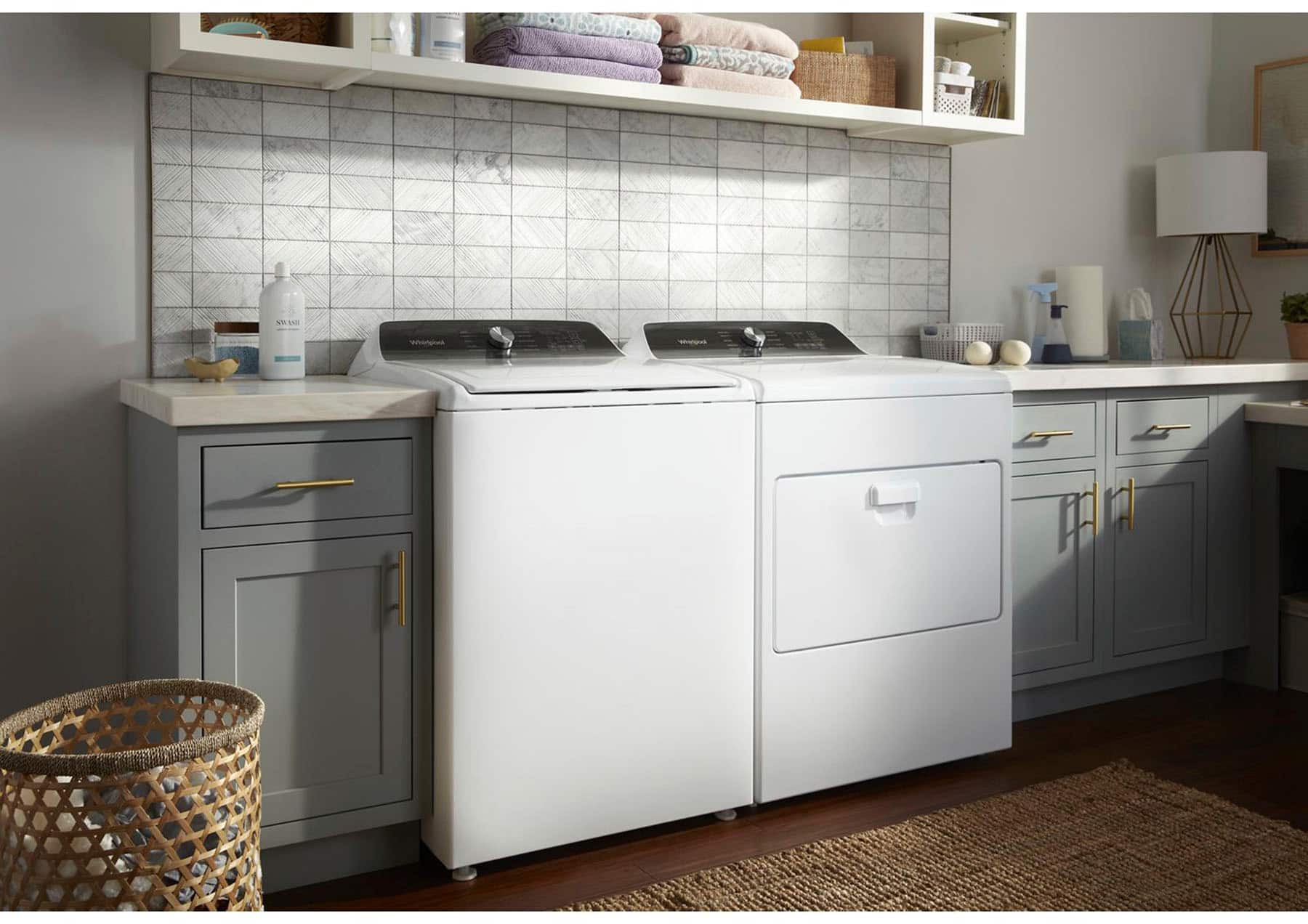 Alt View 18. Whirlpool - 4.6 Cu. Ft. Top Load Washer with Built-In Water Faucet - White.