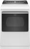 Front. Whirlpool - 7.4 Cu. Ft. Gas Dryer with Steam and Advanced Moisture Sensing - White.