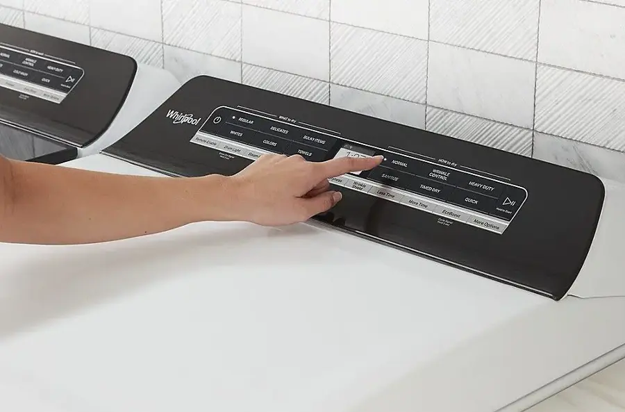 Alt View 17. Whirlpool - 7.4 Cu. Ft. Gas Dryer with Steam and Advanced Moisture Sensing - White.