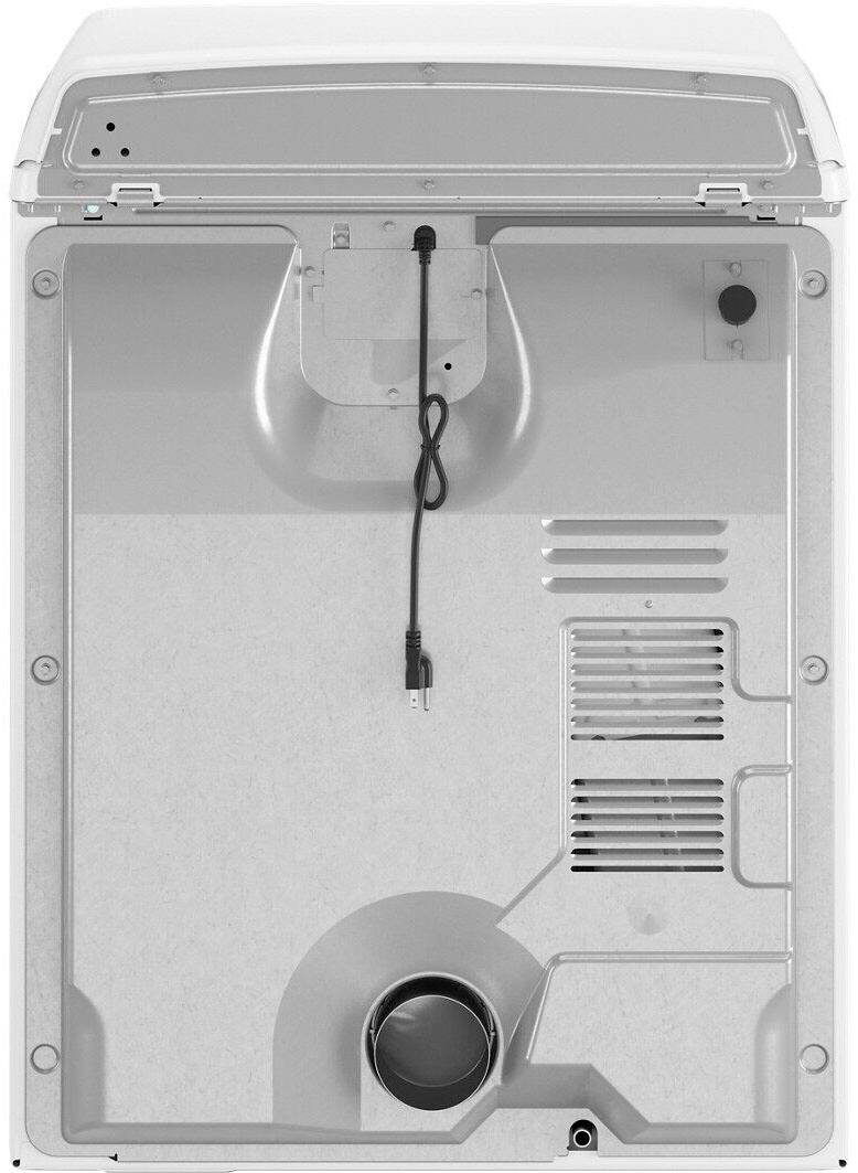 Alt View 3. Whirlpool - 7.0 Cu. Ft. Gas Dryer with Steam and Moisture Sensing - White.