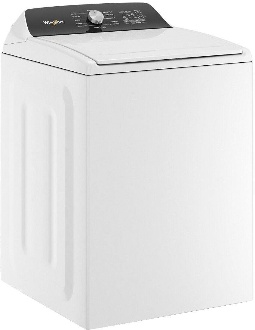 Left. Whirlpool - 4.5 Cu. Ft. Top Load Washer with Built-In Water Faucet - White.