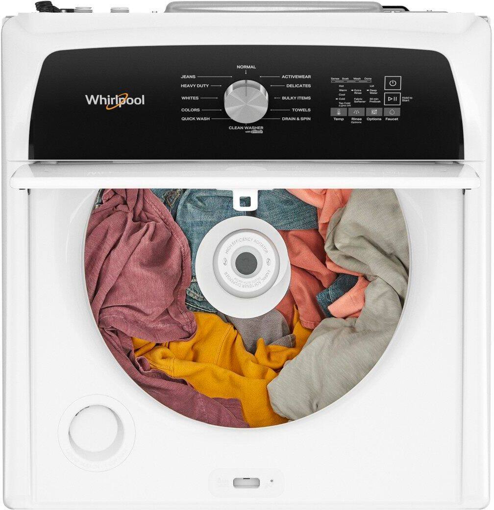 Alt View 12. Whirlpool - 4.5 Cu. Ft. Top Load Washer with Built-In Water Faucet - White.