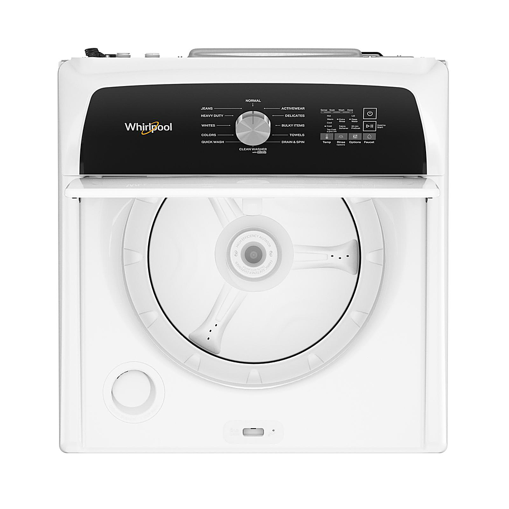 Angle View: Whirlpool - 4.5 Cu. Ft. Top Load Washer with Built-In Water Faucet - White