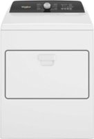 Whirlpool - 7 Cu. Ft. Electric Dryer with Moisture Sensing - White - Front_Zoom