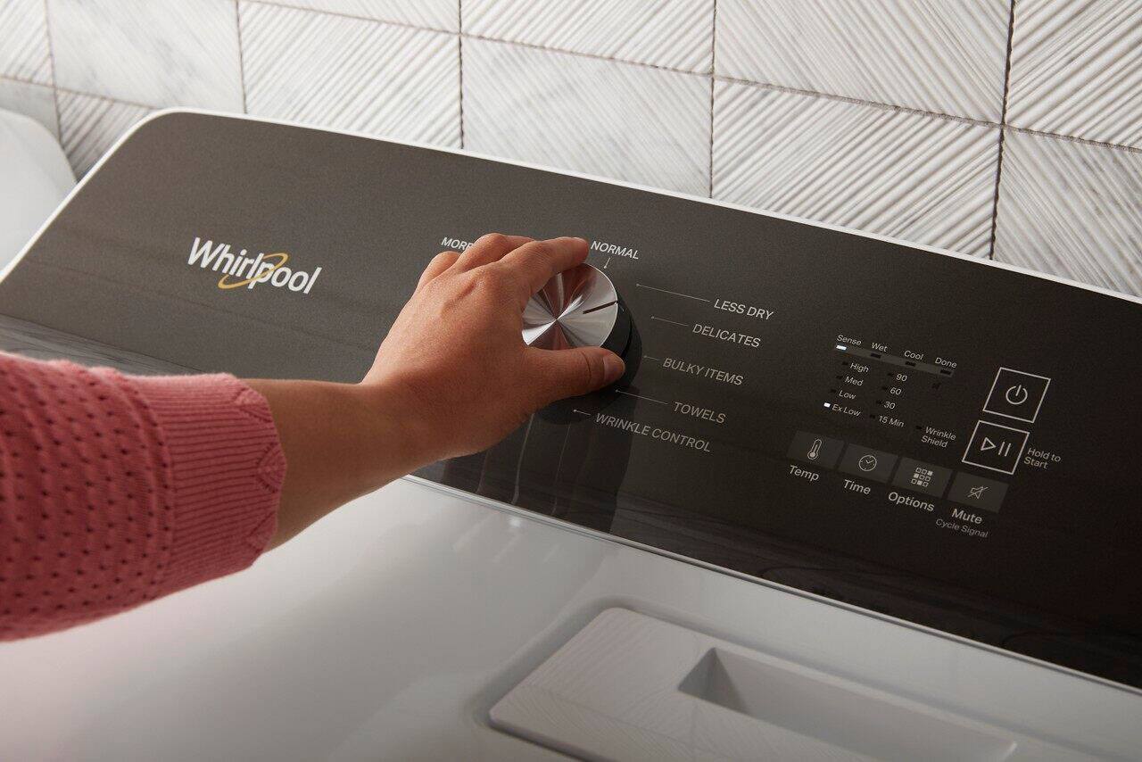 Zoom in on Alt View Zoom 21. Whirlpool - 7 Cu. Ft. Electric Dryer with Moisture Sensing - White.