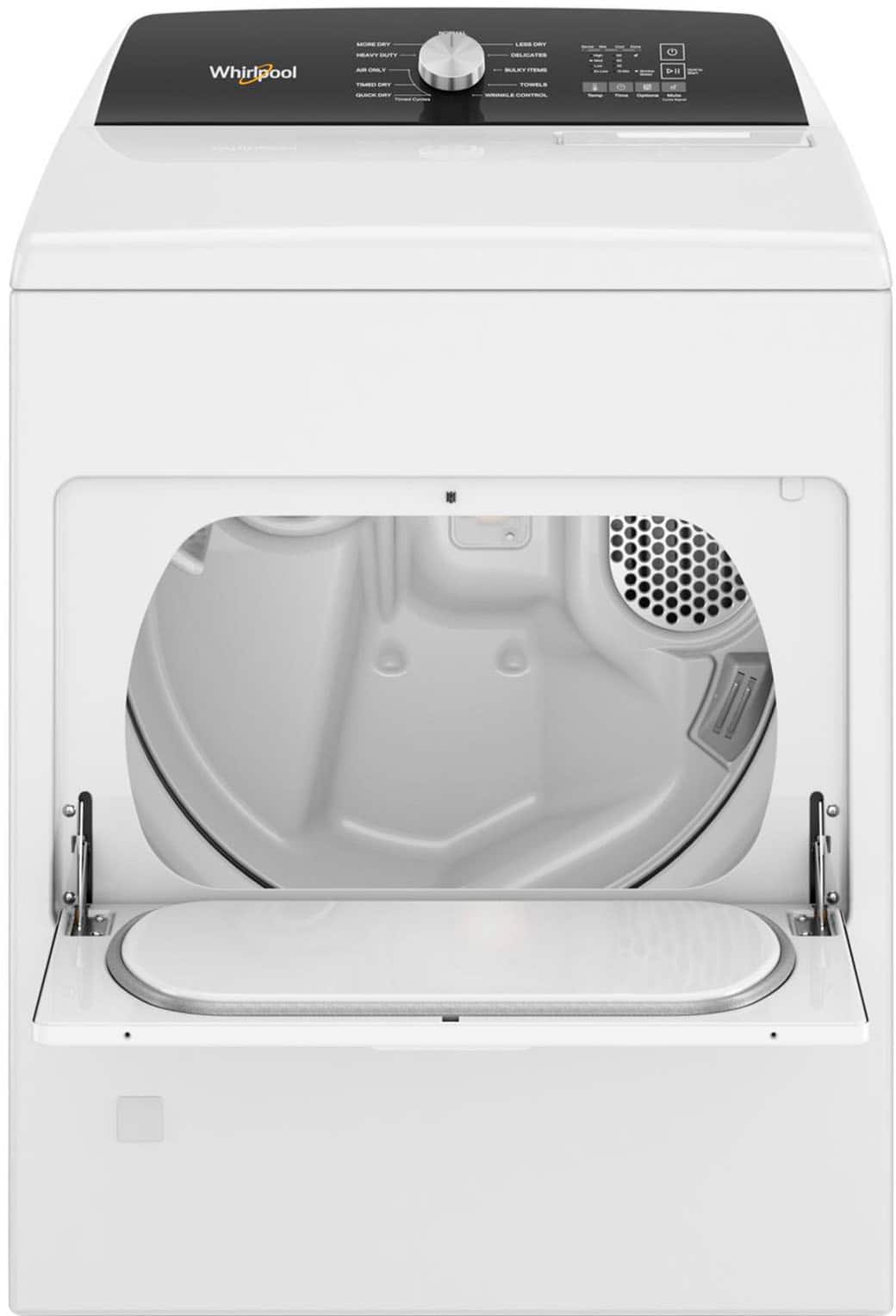 Alt View 1. Whirlpool - 7.0 Cu. Ft. Gas Dryer with Moisture Sensing - White.