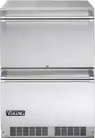Viking - 5 Cu.Ft. Undercounter Drawer Refrigerator - Silver - Front_Zoom