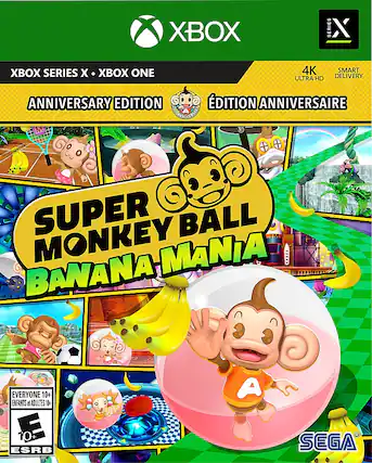 Front. SEGA - Super Monkey Ball Banana Mania. - M (Mature 17+)