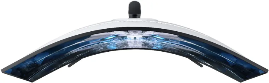 Alt View 15. Samsung - Odyssey 49” 1000R Curved Dual QHD FreeSync & G-Sync Gaming Monitor - Black.