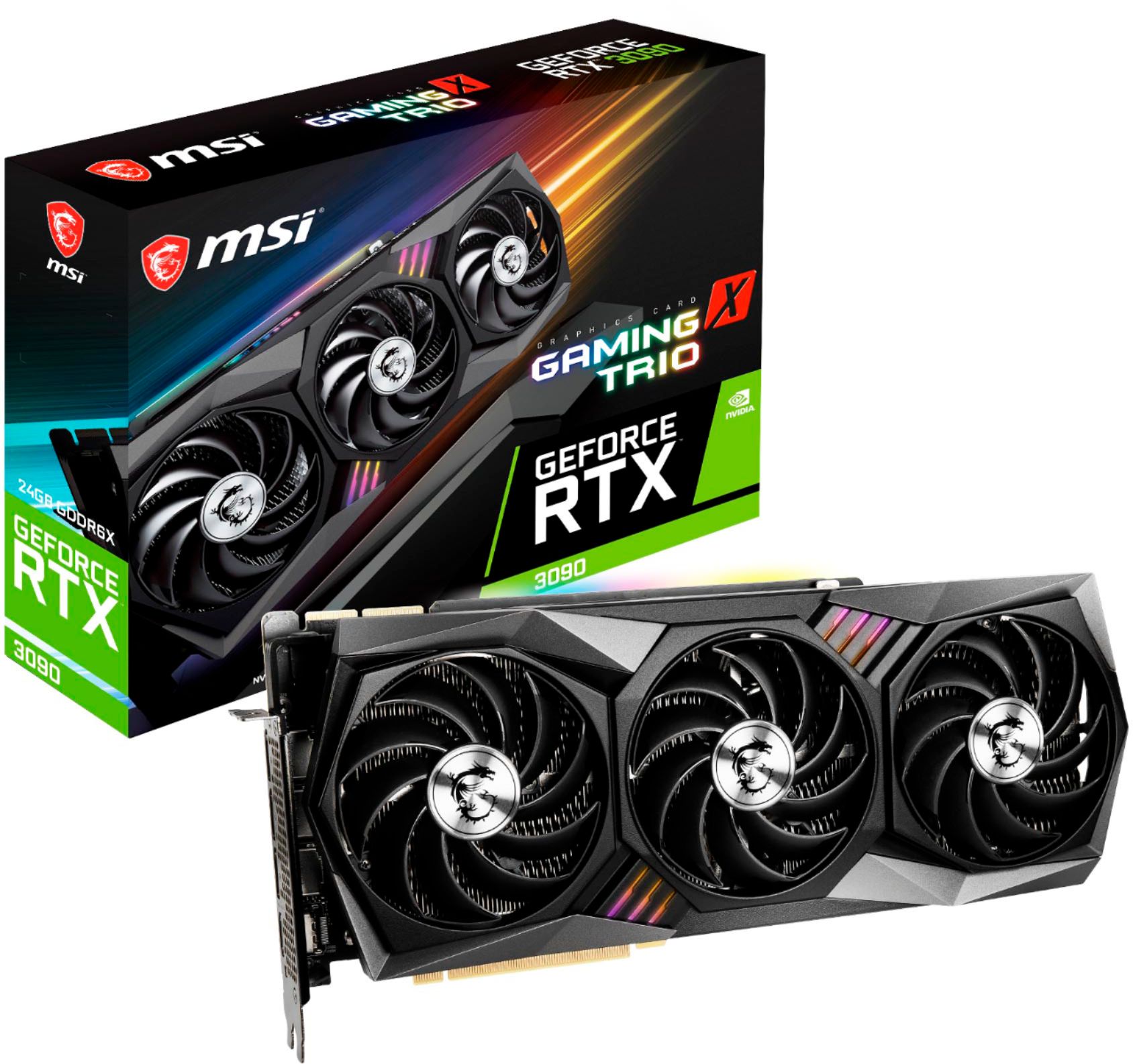 MSI NVIDIA GeForce RTX 3090 GAMING X TRIO 24G  - Best Buy