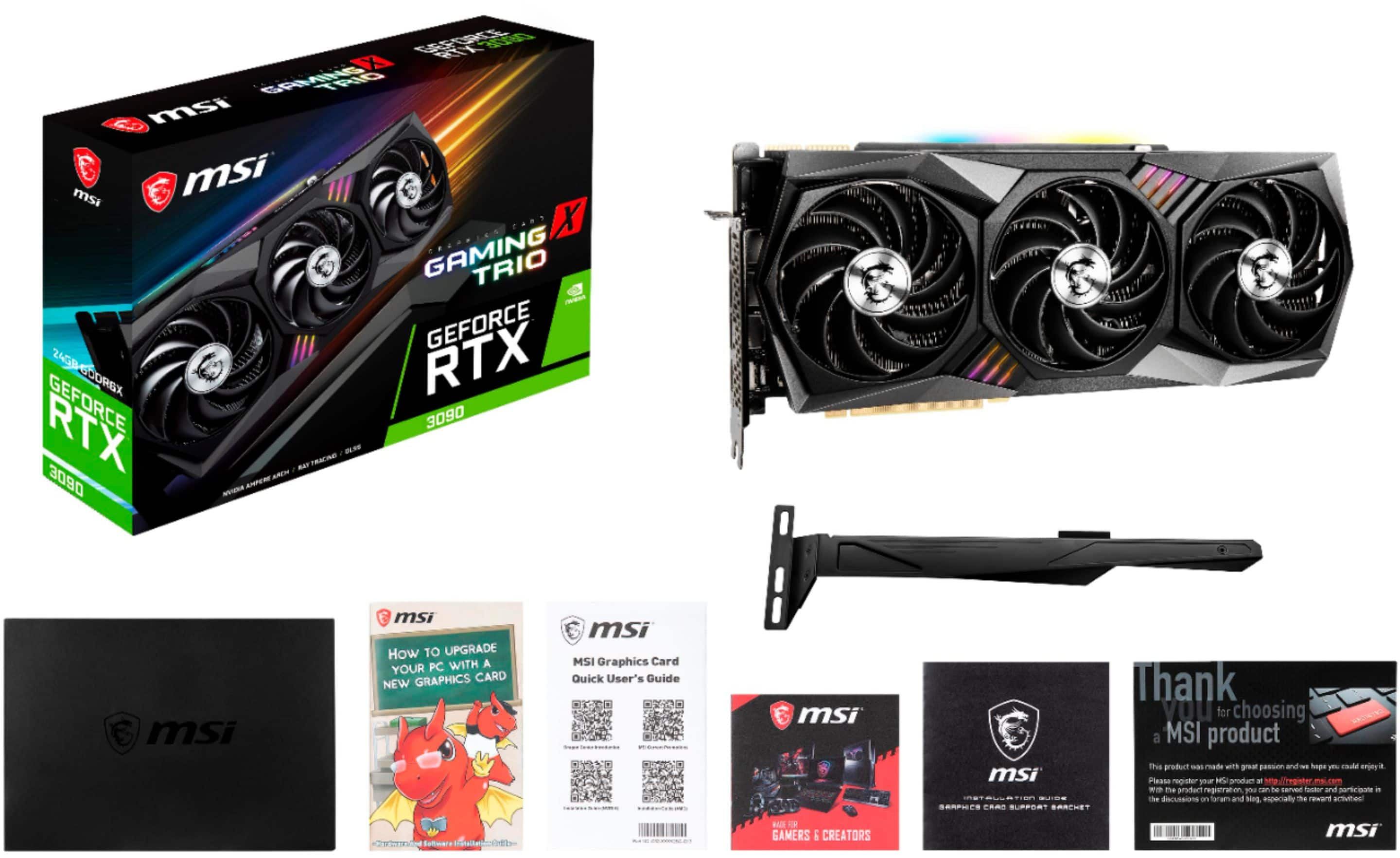 Best Buy MSI NVIDIA GeForce RTX 3090 GAMING X TRIO 24G 24GB