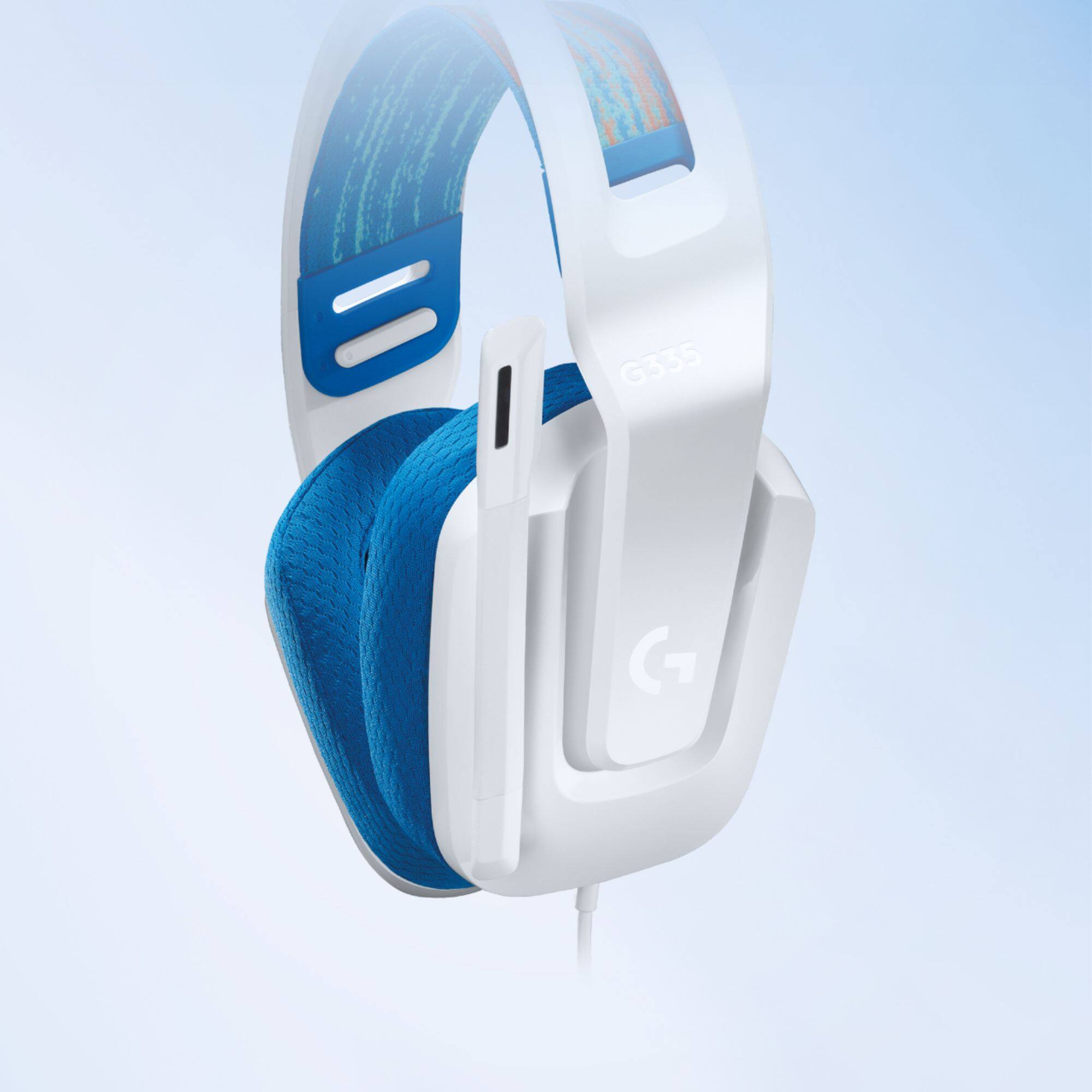 Alt View 14. Logitech - G335 Wired Gaming Headset for PC, PS5, PS4, Xbox One, Xbox Series X|S, Nintendo Switch - White.