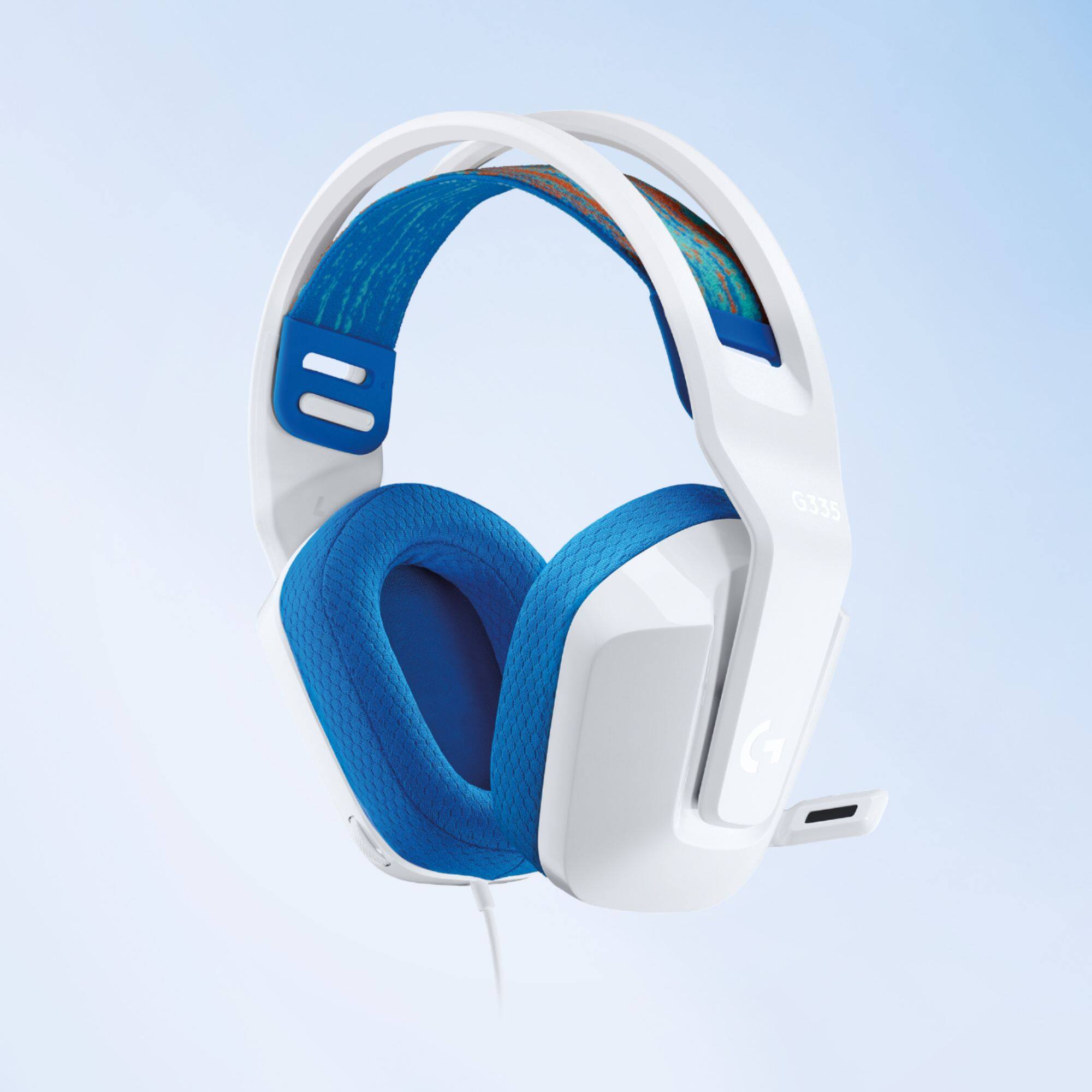 Alt View 15. Logitech - G335 Wired Gaming Headset for PC, PS5, PS4, Xbox One, Xbox Series X|S, Nintendo Switch - White.