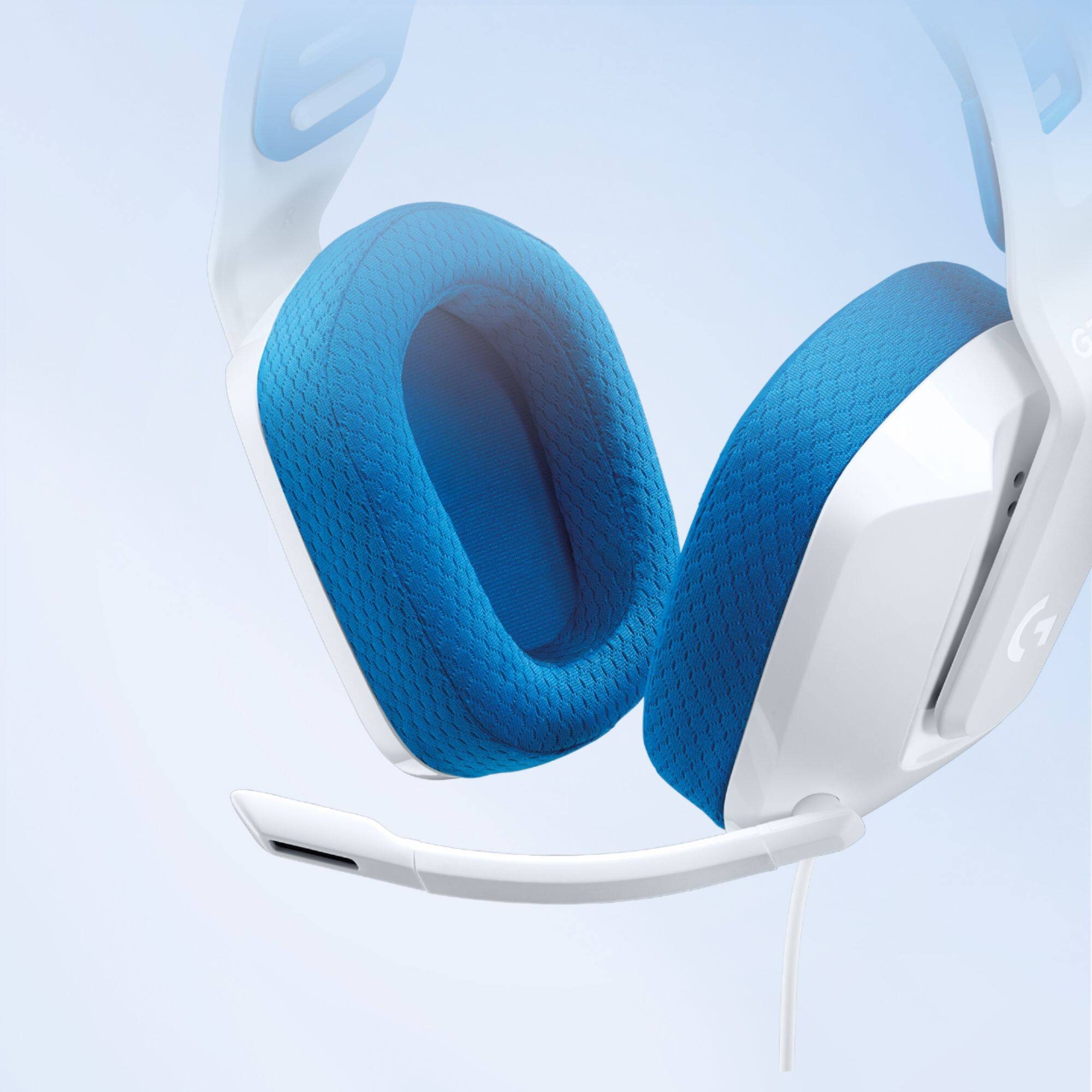 Alt View 16. Logitech - G335 Wired Gaming Headset for PC, PS5, PS4, Xbox One, Xbox Series X|S, Nintendo Switch - White.