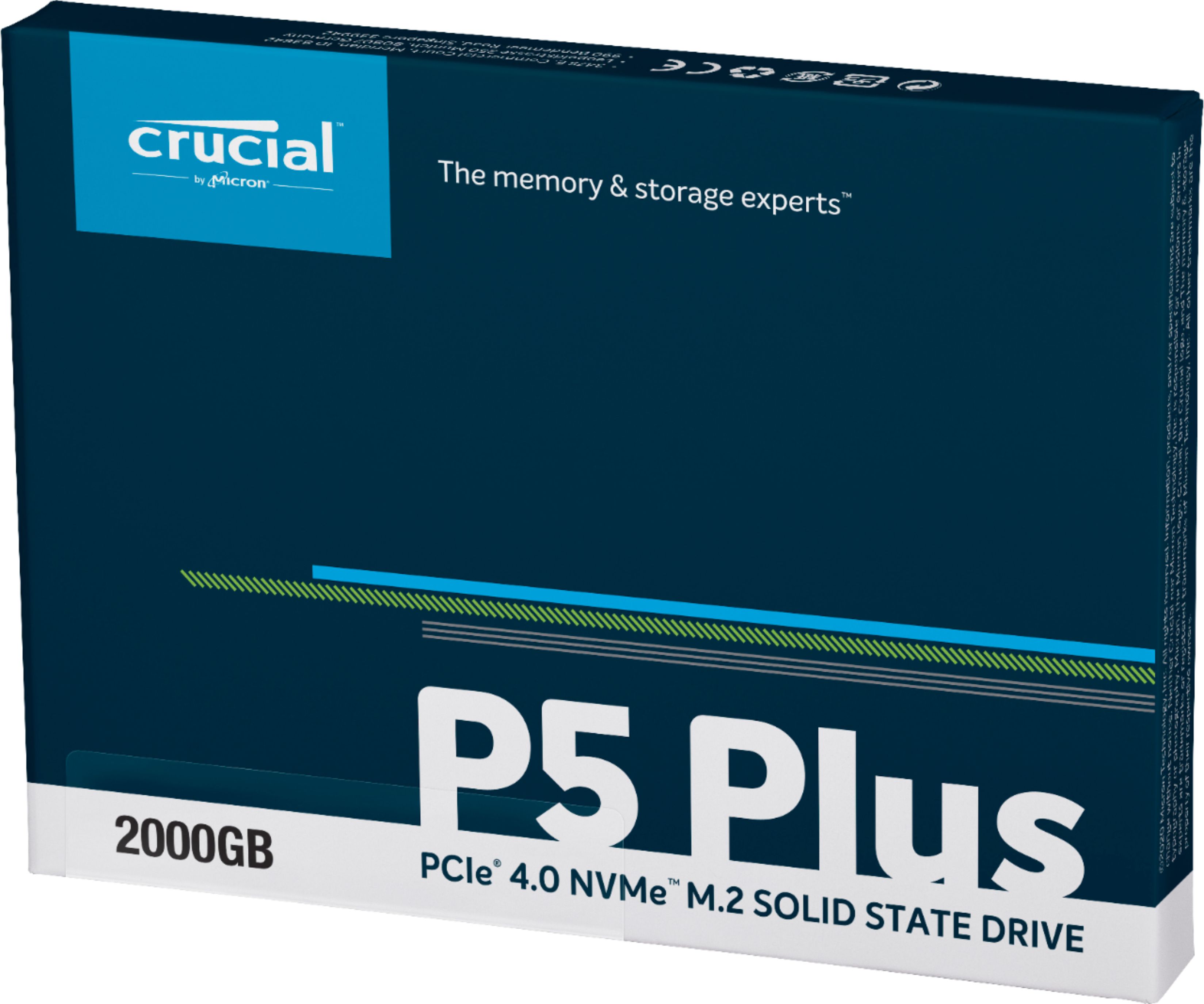 SSD Crucial P5 Plus 2 To M.2 2280SS PCIe, CT2000P5PSSD8