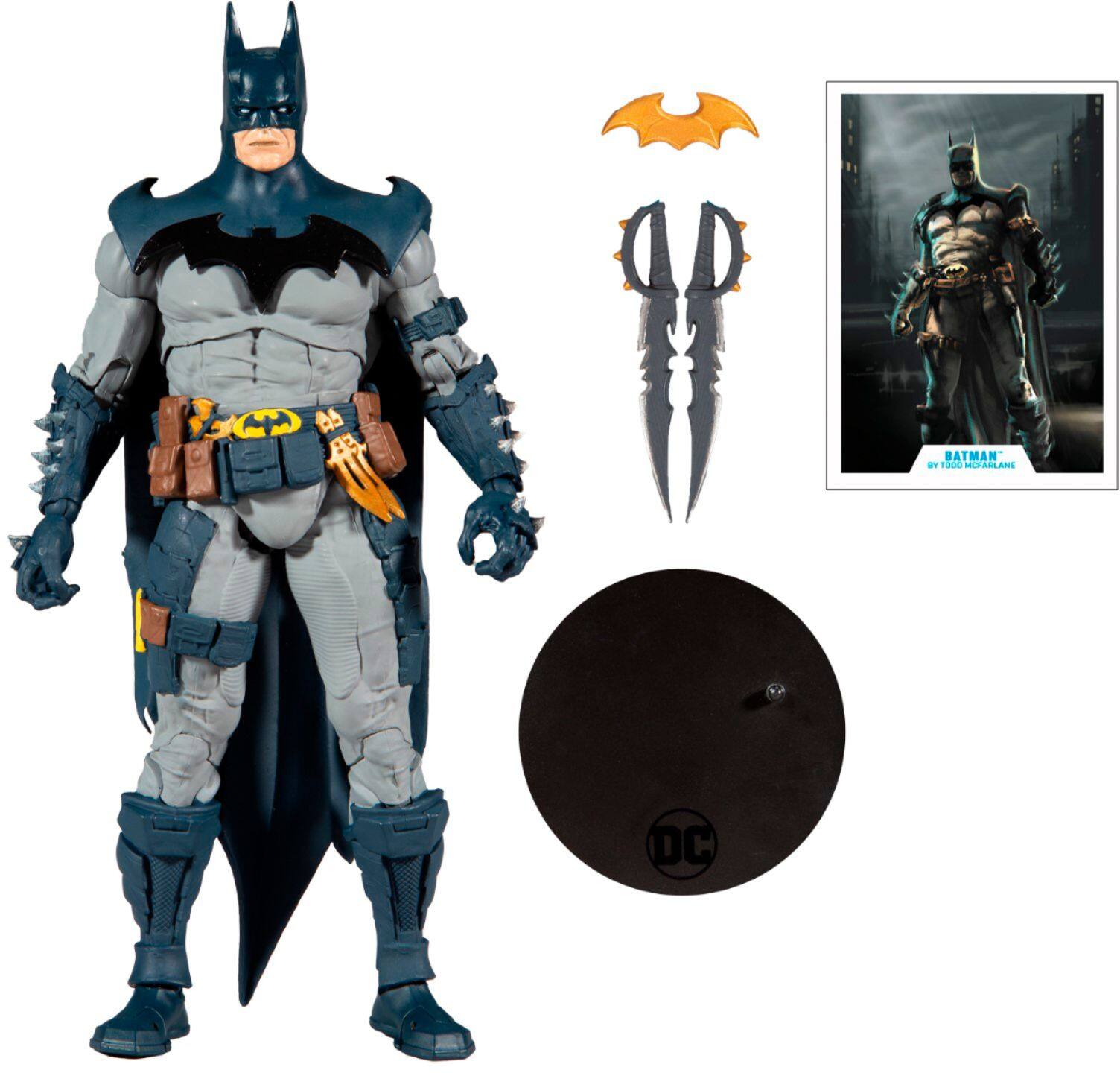 Front. McFarlane Toys - DC Multiverse - Todd McFarlane Batman 7" Figure.
