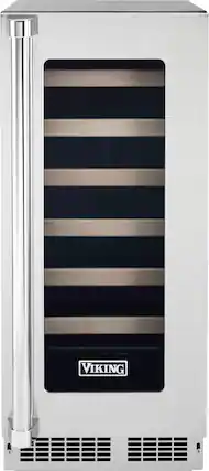 Front. Viking - 28 Bottle Wine Cellar.