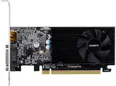 Front. GIGABYTE - NVIDIA GeForce GT 1030 2GB GDDR4 PCI Express 3.0 Graphics Card - Black.