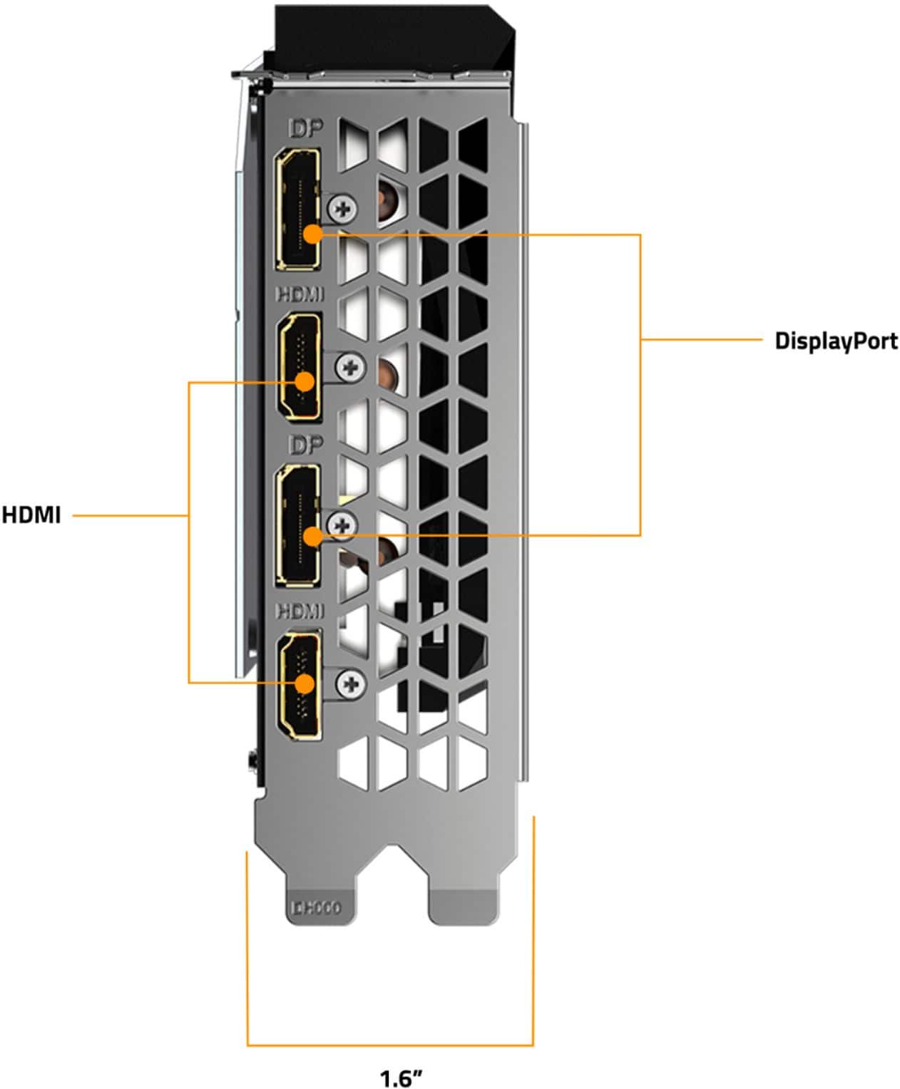 Alt View 13. GIGABYTE - NVIDIA GeForce RTX 3060 12GB GDDR6 PCI Express 4.0 Graphics Card - Black.