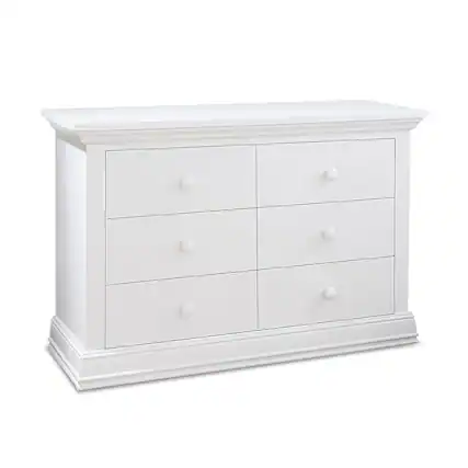 Front. Sorelle - Paxton Double Dresser - White.